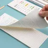 Arkusze długie notatnik wielofunkcyjne notatki piszące biuro szkolne proste nieokiełznane memo Pad Pacterery 9x25cm