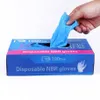 100pcs Disposable Nitrile Exam Gloves Anti-slip Powder Non Latex Non Vinyl Disposable hand gloves Prevent infection safe 2012284e