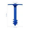 Umbrella Stands Beach Anchor Sand Auger Stand Universal Garden Patio Parasol Ground Grabber Spike Holder Random Color 230920