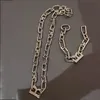 Hänge halsband modedesigner guld silver klassiska bokstäver tjockt halsband armband set toppkvalitet hip hop smycken kvinnor runway boho goth 230921