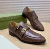 디자이너 Loafer Men Monk Strap 메이저 옥스포드 캐주얼 신발 최고의 품질 가죽 편안한 이브닝 웨딩 드레스 사무실 운전자 로퍼 신발 신발