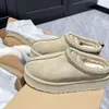 Designer Classic Ultra Mini Boots Snow Boot Platform Women Men Fur Sheepskin Tasman Tazz Chestnut Sand Mustard Seed Beige Driftwood Australian Winter Ankle shoe YY5