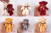 Plüschpuppen 12 Teile/los Weiche Stoffbären Plüschtiere Mini Teddybär Puppen Spielzeug Kleines Geschenk für Party Hochzeit Schlüsselbund Tasche Anhänger Teddy Puppe 230921