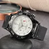 Mode Omeg horloge luxe ontwerper mega quartz horloge Oujia 007 heren stalen band kalender vijf naald volledig werkend