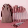 Outils de maquillage 13 pièces ensemble de pinceaux de maquillage maquillage pinceau correcteur Blush poudre pinceau ombre à paupières surligneur fond de teint pinceau cosmétique outils de beauté 230921