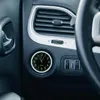 Orologi da parete Puntatore per auto Mini orologio Orologio da sfiato Quarzo luminoso Cruscotto per veicoli Auto Dashcam Auto