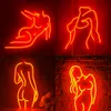 Benutzerdefinierte Neon Zeichen Sexy Lady Neon LED Zeichen Schlafzimmer Zimmer Dekor Kalte Wand Hängen Neon Licht Zeichen Kunst Bar Party hotel Dekor Neon Lampen LED Neon Zeichen