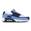 nike air max 90 airmax off white Scarpe da corsa con cuscino da jogging all'aperto per uomo Donna Scarpe da ginnastica blu segnale pietra fossile