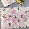 Decorative Flowers Rose Wedding Decoration Artificial Flower Wall Panel 40x60CM Baby Shower Backdrops With Home Decor