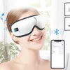 Eye Massager Electric Bezprzewodowe terapia ogrzewania ciśnienia powietrza Spa Bluetooth Music Eye STRET STRONY URZĄDZENIE URZĄDZENIE USB Fold 230920