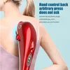 Outros itens de massagem massageador de golfinho elétrico massagem nas costas martelo vibração infravermelha vara rolo massagem corporal cervical 230921