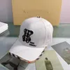 Designer burberys Caps Spring/summer Trend New Super Cute Little Bear Embroidered Baseball Hat Casual Versatile Duck Tongue B Family burbery hats mens hat 5507