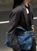 أكياس الكتف الأزياء حقيبة الكتف كروس جينز جينز الأزرق القطن تجميل فاخرة حقائب مصممة النساء مسابقة estestylishyslbags