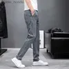 Jeans da uomo 2023 Jeans skinny elasticizzati Moda uomo Casual Slim Fit Denim Pantaloni elastici di marca Pantaloni grigi di marca Uomo di grandi dimensioni 38 40 L230921