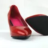 Robe chaussures marque s femmes pompes rouge argent abricot noir dames mode bureau ey26s med talons plus grande taille 12 31 48
