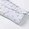 Camisas sociais masculinas clássicas de manga comprida estampadas / listradas camisas básicas com bolso único 65% algodão camisa de escritório de ajuste padrão empresarial L230921