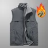 Giacche da uomo Cappotto double face Indossando gilet casual in peluche Top senza maniche caldo addensato invernale