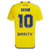 23 24 بوكا جونيورز قمصان كرة القدم 2023 2024 قمصان كرة القدم الرجال Kids Kit Cavani Janson Medina Villa Fernandez Benedetto Zeballos Blondel