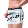 Underpants Speed Sports Car Underwear Sketch Style Drawings Elastic Panties Custom Boxer Brief 3D Pouch Male Large Size Shorts