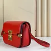 Mirror Quality Femmes Crossbody Sac Orsa Colorful Cow Hide Cuir Mm Handbag Purse Designer Rabougle Metal Lock Clasp Formal Casual With Box 21,5 cm avec Boîte d'origine L386