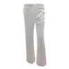 Women's Pants Women And Cotton Casual Solid Drawstring Waist Elastic Straight Long Athletic Maternity