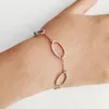 Link Bracelets 1pc Hollow Oval Stainless Steel Love Chains For Couples Kids And Mom Fashion Jewelry Women Accessories