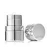 포장 병 도매 Sier Plated Glass Cosmetic Jars Cream 5G 10G 15G 20G 30G 50G Lip Balm Containers SN4466 드롭 배달 OFFI DHRDA