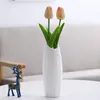 Vasos vaso de flor recipiente simples geometria plástico pote decoração sala de estar pequeno e fresco arranjo decoratio