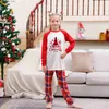 Family Matching Outfits Christmas Pjs Set Long Sleeve Plaid Print Xmas Pajamas Family Matching Outfit Baby Kid Mother Father Mommy Daughter Couples 2023 T230921