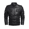Mens Leather Faux Casual Design for Style Winter Fashion Jacket Mens Pu Classic Vintage Plus Velvet Thick Warm Suede Coat 230921