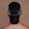 Bandeau de cheveux de luxe en strass pour mariée, ornement de cheveux de demoiselle d'honneur, bandeau en cristal pour fille, couvre-chef de fête à la mode pour femmes