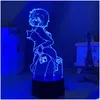 Luces nocturnas novia misteriosa x urabe luz LED para decoración de dormitorio infantil regalo de cumpleaños escritorio de habitación lámpara acrílica 3d entrega otmn1