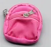 Mini Doll Backpack Cute Zipper Backpack School Bags Doll Accessories Miniatures Doll School Bags for Girl Boy 15colors