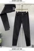 Jeans pour hommes Jeans noirs de créateur, leggings élastiques ajustés pour hommes, automne et hiver nouvelle marque à la mode polyvalente petit pantalon droit ETUN 81LO