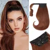 Conjunto de cauda meio para cima e renda, longo, virado para fora, prendedor no cabelo, estilo versátil, HighTails 230920