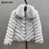 Kadınlar Kürk Faux Fur Casaco De Pele Kış Kalın Sıcak Gerçek Kürk Mato Kadınlar için hırsız geri dönüşümlü ceket kabarcık doğal kürk ceketler S4829 230921
