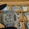 Luxury Mens Watches Moissanite Mosang Stone Diamond Watch Watch zegarki dla mężczyzn Top Montre de Luxe Na ręce mechaniczne automa270z