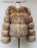Dames Bont Nepbont HJQJLJLS 2022 Winter Dames Mode Nep Wasbeer Bontjas Luxe Korte Pluizige Bontjas Bovenkleding Dames Fuzzy Coat Overjas J230921