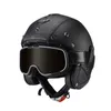 Casques de moto Keaz Dot approuvé casque ouvert avec lunettes Vintage Jet Street Cruiser 3/4 moteur