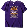 T-shirts pour hommes 50 ans génial depuis 1973 50e anniversaire cadeau T-shirt Vintage Tee Tops énonciations citation chez les femmes hommes vêtements cadeau