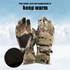 Fünf-Finger-Handschuhe Winter-Taktik im Freien Tarnung Jagd warme rutschfeste Angeln wasserdicht Touchscreen Ski Camping 230921