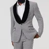 Trajes para hombres Conjuntos de trajes de negocios Abrigo Pantalones / 2023 Hombre Casual 2 piezas Vestido de novia Blazers Chaqueta Pantalones Anfitrión