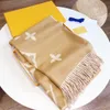 Wool Scarfs Winter Spring 100% Cashmere Scarf Fashion Men Women Designer Classic Letter Pattern Pashmina Shawl Scarves New Gift Fashion 18