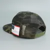 Casquettes de balle de marque à la mode unisexe brodé Camouflage Sun-poof chapeau de Baseball à bord plat chapeau Hip Hop