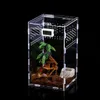 Reptile Supplies Breeding Box Acrylic Spider Lizard Scorpion Enti's Assembled Transparent Insect Breathable Terrarium 230920