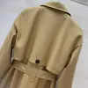 Женские плащи 23, ветровка в японском и корейском стиле, пальто с поясом, облегающий повседневный топ в британском стиле