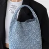 Venetaabottegs torba jodie ręcznie robiona torba dla kobiet 2024 Duża pojemność dojeżdżająca do pracy wszechstronne wiadro