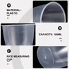 Measuring Tools Cup Rice Cooker Cups Plastic Measurement Liquid Tool Dry Accessory Laundry Replacement Scale Measure Graduated Clear