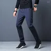 Calças masculinas homens tamanho grande casual secagem rápida sweatpants primavera verão fino gelo seda cintura elástica rua masculino magro corredores calças esportivas 5xl