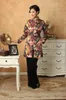 Women's Jackets Long Style Multicolor Silk Satin Outwear Classic Mandarin Collar Coat Printed Floral Jacket Size S To XXXL NJ46